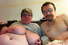 Mature with big nipples And Hairy Pussy On webcam