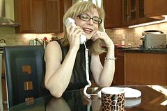 Incredible romp with the chesty Mature Towheaded Nina Hartley